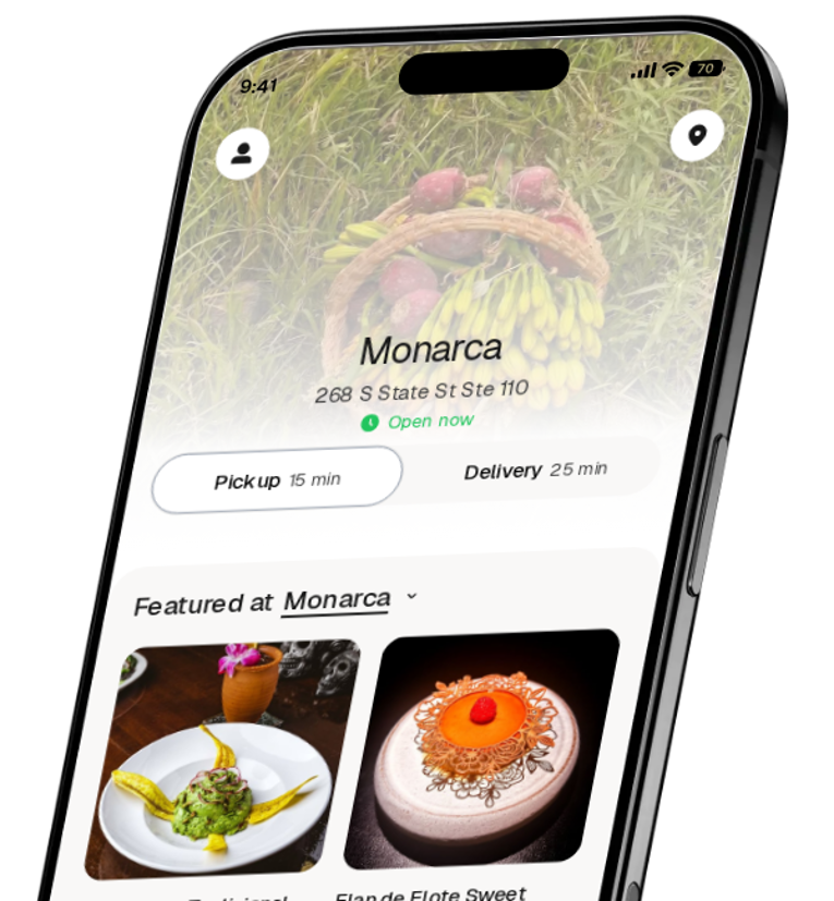 Monarca app preview